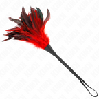 KINK - RED MAID'S HORN SHAPED TICKLE CHICKEN FEATHERS 36 CM