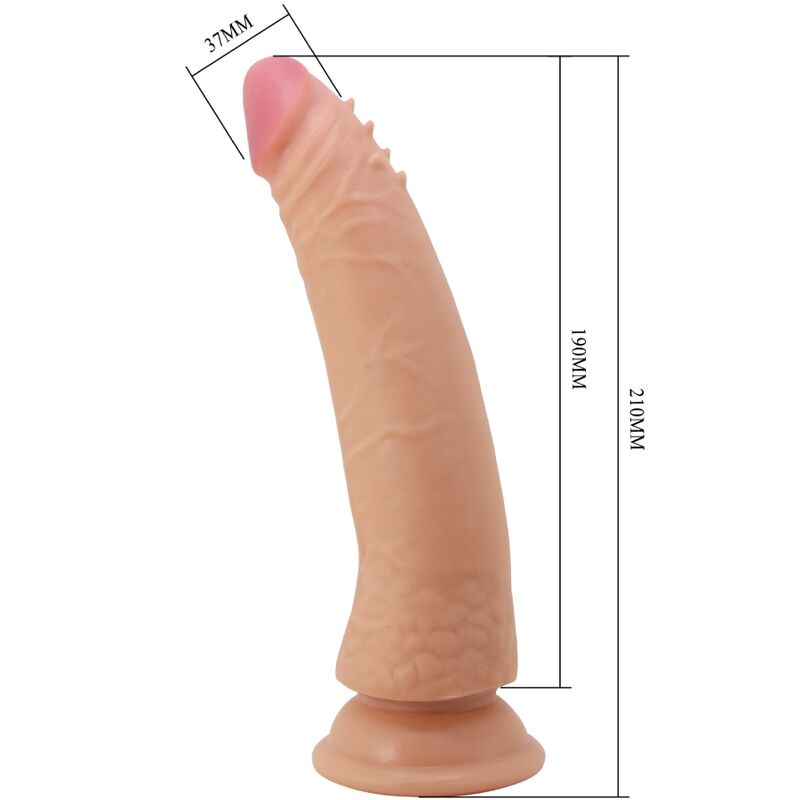 PRETTY LOVE - CABLE SUPER REALISTIC PENIS 21 CM FLESH