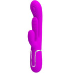 PRETTY LOVE - SHANIA TRIPLE RABBIT VIBRATOR MULTIFUNCTION PINK