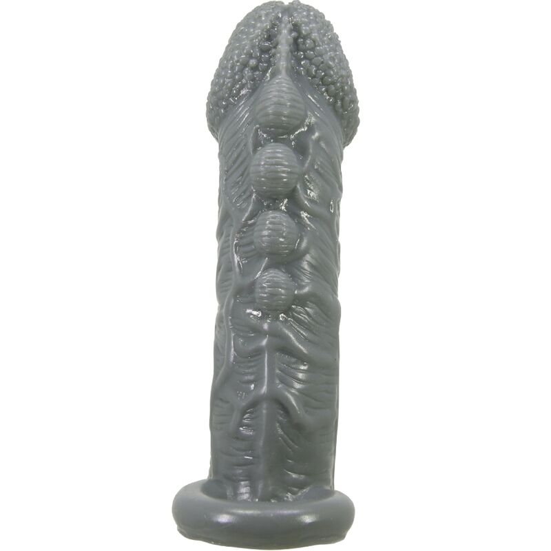 PRETTY LOVE - REALISTIC PENIS ENLARGER AND DELAY SLEEVE GRAY
