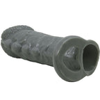 PRETTY LOVE - REALISTIC PENIS ENLARGER AND DELAY SLEEVE GRAY