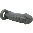 PRETTY LOVE - REALISTIC PENIS ENLARGER AND DELAY SLEEVE GRAY