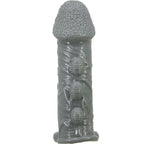 PRETTY LOVE - REALISTIC PENIS ENLARGER AND DELAY SLEEVE GRAY
