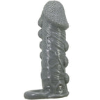 PRETTY LOVE - REALISTIC PENIS ENLARGER AND DELAY SLEEVE GRAY