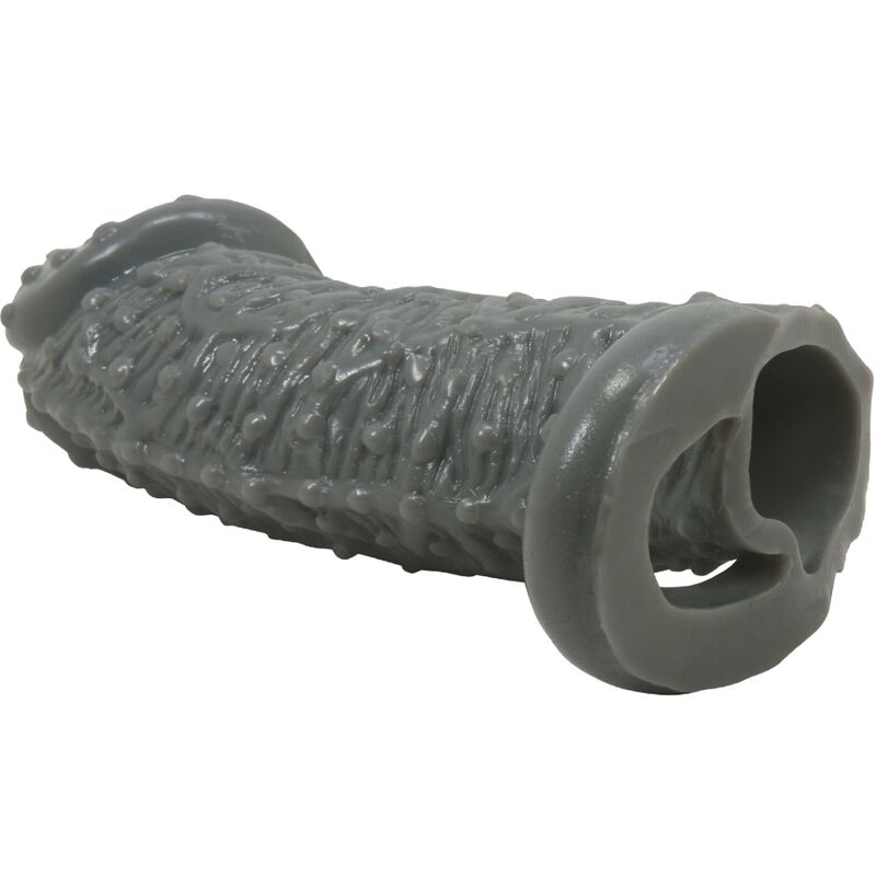 PRETTY LOVE - REALISTIC PENIS ENLARGER AND DELAY SLEEVE MODEL 2 GRAY