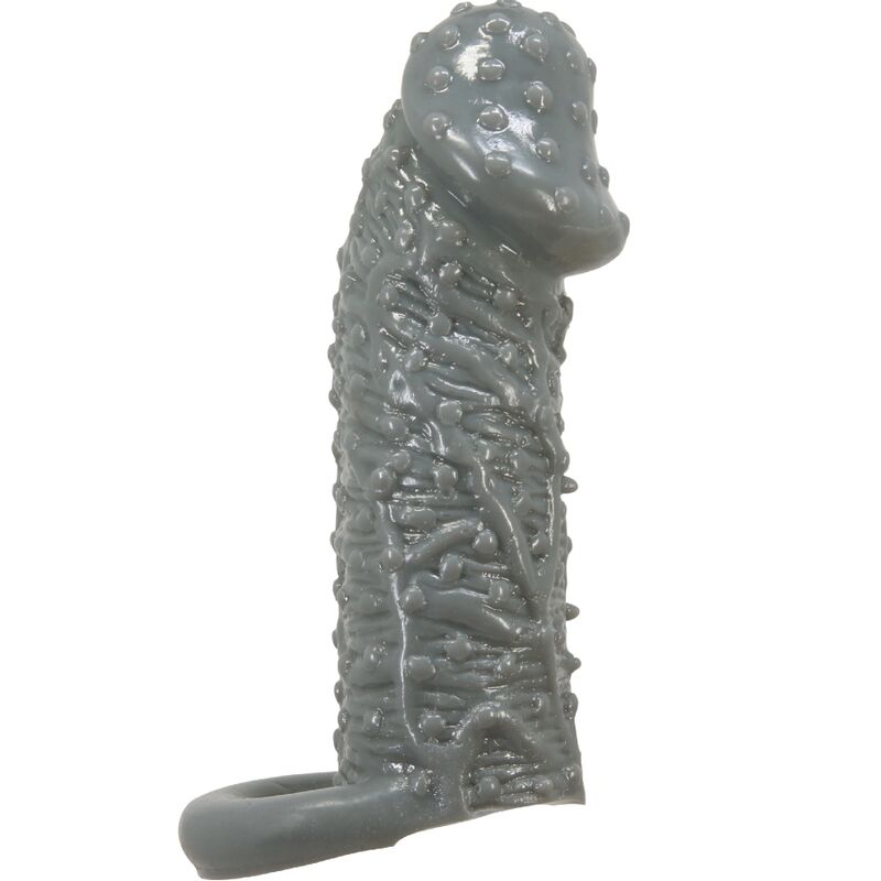 PRETTY LOVE - REALISTIC PENIS ENLARGER AND DELAY SLEEVE MODEL 2 GRAY