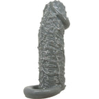 PRETTY LOVE - REALISTIC PENIS ENLARGER AND DELAY SLEEVE MODEL 2 GRAY