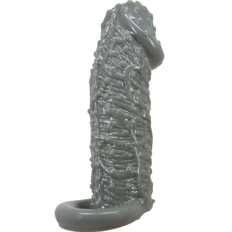 PRETTY LOVE - REALISTIC PENIS ENLARGER AND DELAY SLEEVE MODEL 2 GRAY