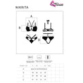 LIVCO CORSETTI FASHION - NIKRITA LC 90674 BRA + PANTIES NEGRO S