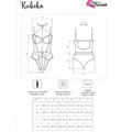 LIVCO CORSETTI FASHION - RUBIKA LC XG079 BODY CON GARGANTILLA NEGRO S
