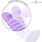 INTENSE - BRENDA VIBRATOR SIZE M SPIRAL DESIGN 10 VIBRATIONS PURPLE REMOTE CONTROL
