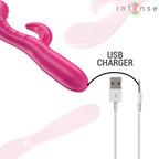 INTENSE - AMARA VIBRATOR WITH STIMULATING TONGUE 10 VIBRATIONS PINK