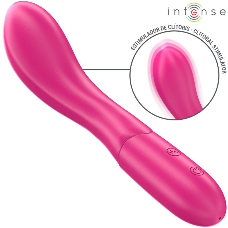INTENSE - LISETTE VIBRATOR 19 CM FLEXIBLE 10 VIBRATION PINK