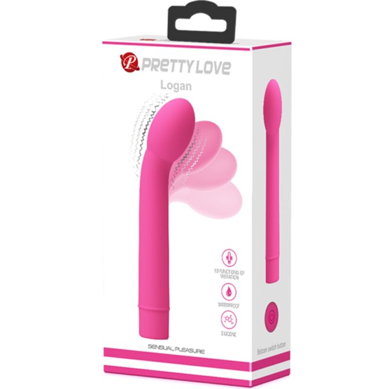PRETTY LOVE - LOGAN G-SPOT VIBRATOR 10 VIBRATION PINK
