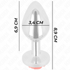 KINK - PLUG ANAL ROSE RED SIZE M