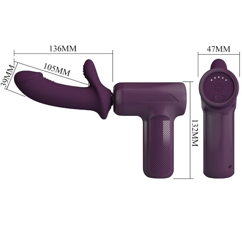 PRETTY LOVE - DJ SCHOLAR MASSAGE 5 SETTINGS PURPLE