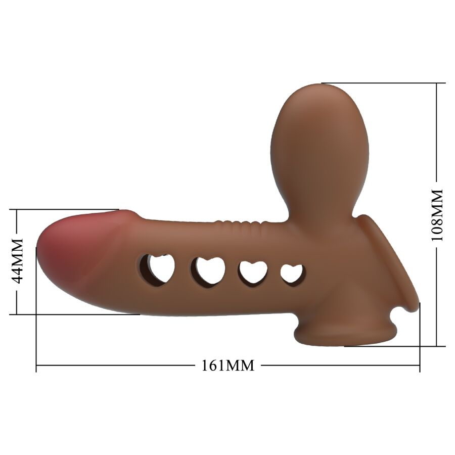 PRETTY LOVE - TYRONN PENIS SLEEVE WITH AIRBAG