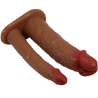 PRETTY LOVE - KEAVEN HARNESS BRIEFS UNIVERSAL &amp; COMFORTABLE DOUBLE DILDO