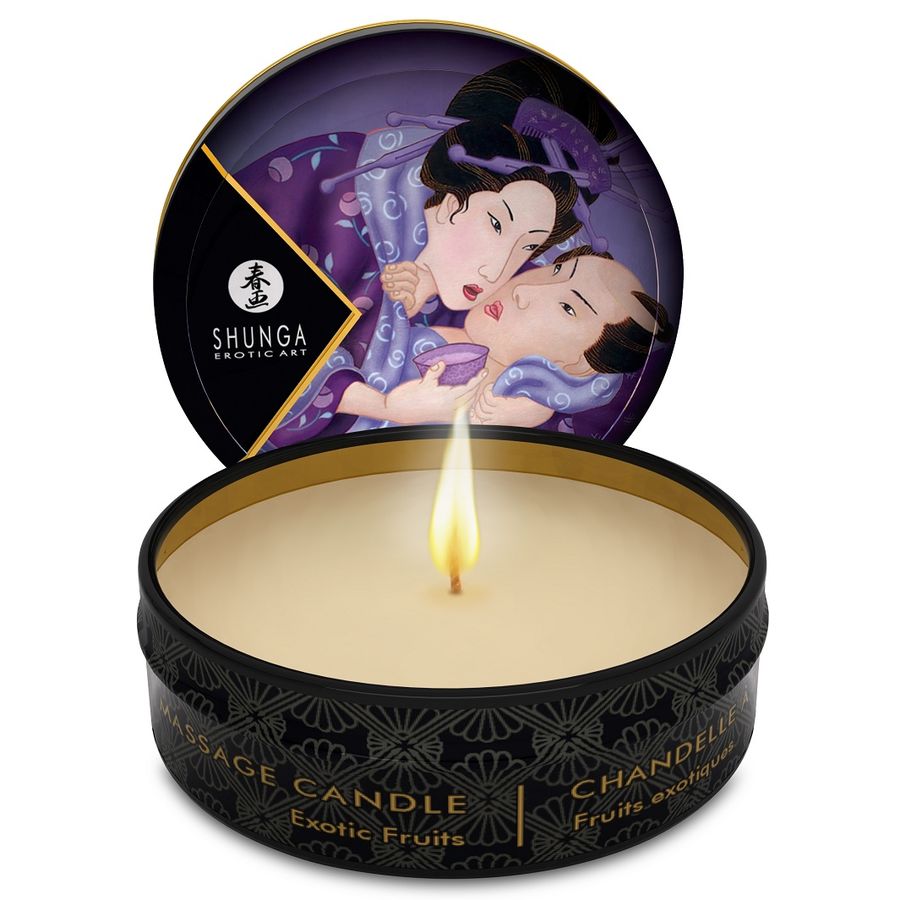 SHUNGA - MINI CARES BY CANDELIGHT EXOTIC FRUITS MASSAGE CANDLE 30 ML