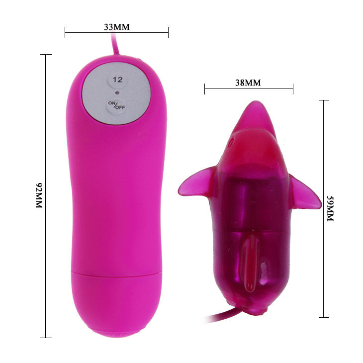 BAILE - CUTE SECRET DOLPHIN VIBRATOR 12V