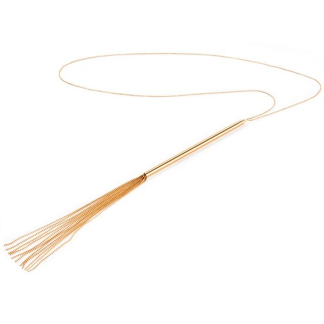 BIJOUX - MAGNIFIQUE METAL CHAIN ​​NECKLACE / WHIP