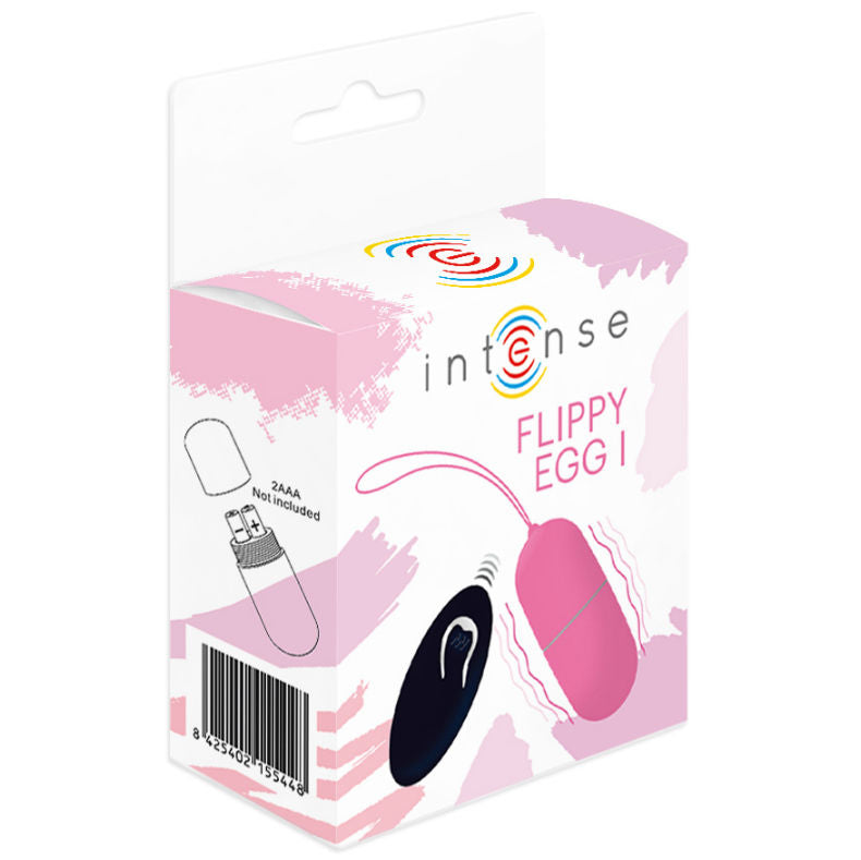 INTENSE - FLIPPY IN VIBRATING EGG WITH REMOTE CONTROL PINK
