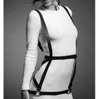 BIJOUX - INDISCRET'S MAZE HARNESS DRESS SHAPE BROWN