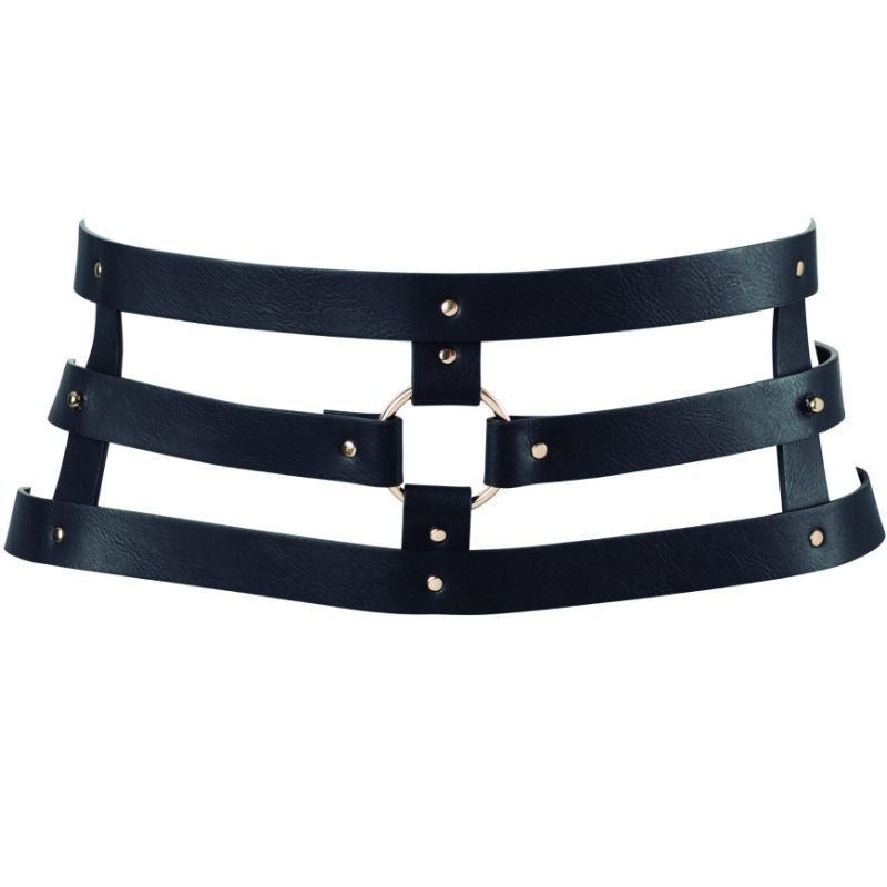 BIJOUX - INDISCRET'S MAZE BELT WITH STRAP BLACK