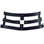 BIJOUX - INDISCRET'S MAZE BELT WITH STRAP BLACK