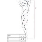 PASSION - WOMAN BS016 WHITE BODYSTOCKING ONE SIZE