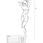 PASSION - WOMAN BS020 BODYSTOCKING BLACK ONE SIZE
