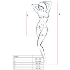 PASSION - WOMAN BS025 BODYSTOCKING WHITE DRESS STYLE ONE SIZE