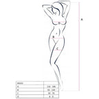 PASSION - WOMAN BS032 BODYSTOCKING BLACK ONE SIZE