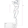 PASSION - WOMAN BS035 BODYSTOCKING BLACK ONE SIZE