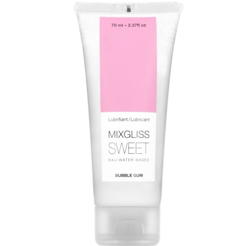 MIXGLISS - WATER BASED LUBRICANT GUM FLAVORS 70 ML