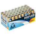 MAXELL - BATTERY ALKALINE AA LR6 PACK*32 UDS
