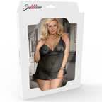 SUBBLIME - QUEEN PLUS WHITE BABY DOLL WITH FRINGE