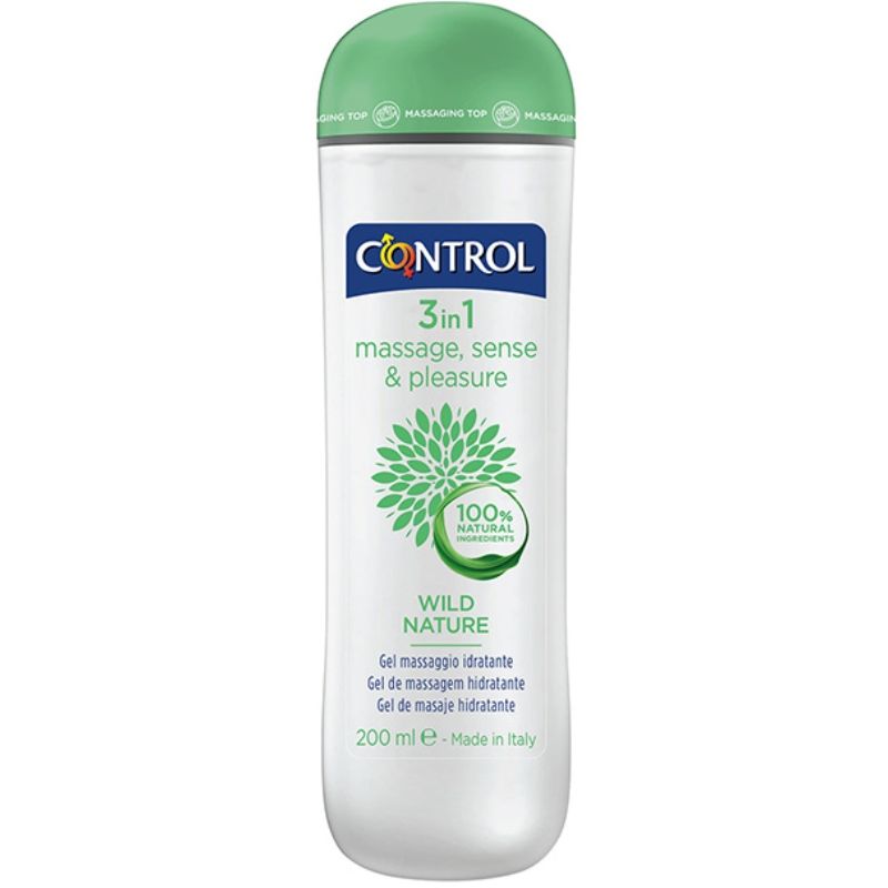 CONTROL - WILD NATURE GEL MASSAGE 3 IN 1,200 ML