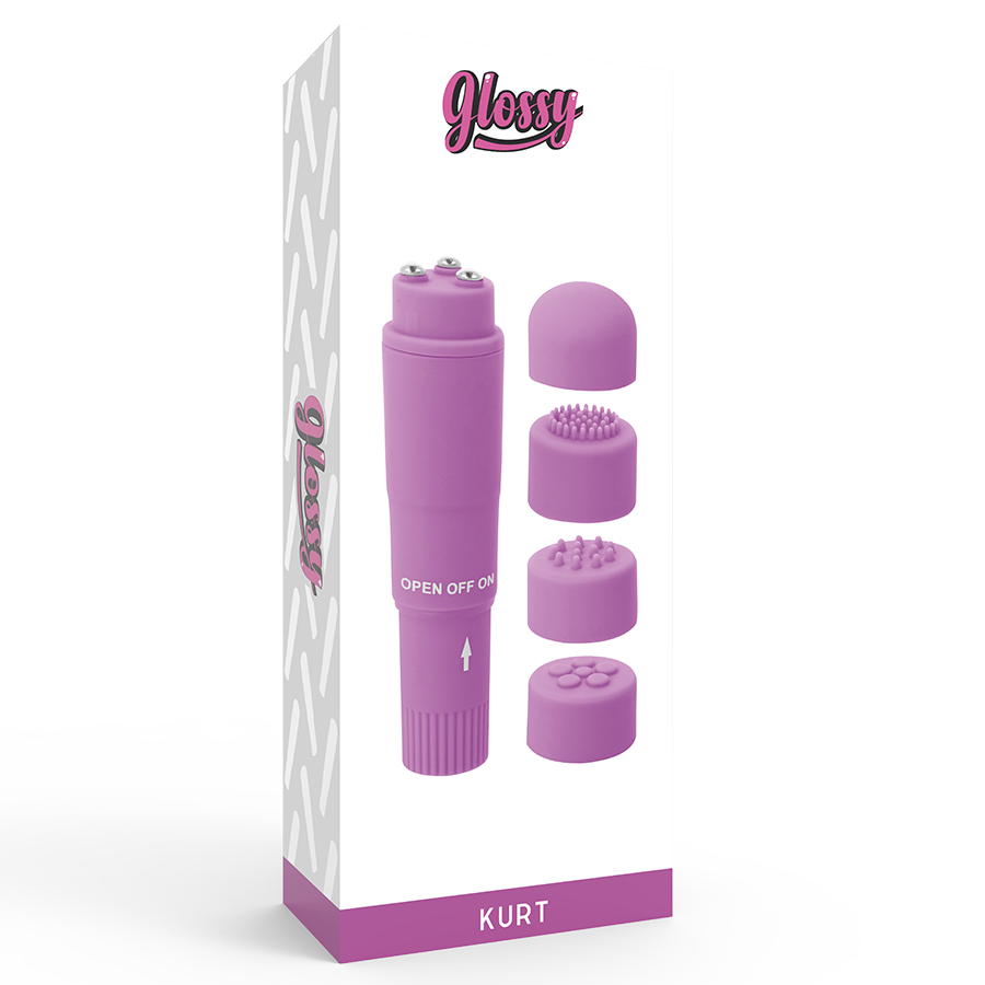GLOSSY - KURT POCKET MASSAGE PURPLE