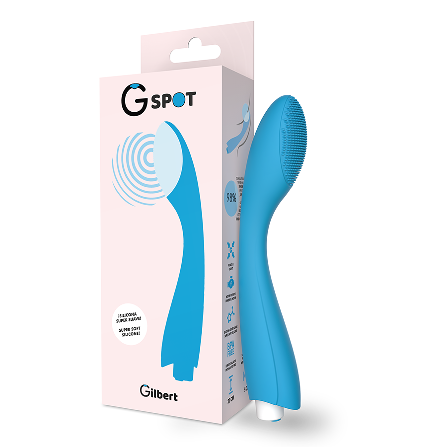 G-SPOT - GILDED TURQUOISE BLUE G-SPOT VIBRATOR