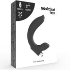 ADDICTED TOYS - PROSTATIC VIBRATOR RECHARGEABLE MODEL 7 - BLACK