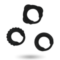 ADDICTED TOYS - C-RING SET BLACK