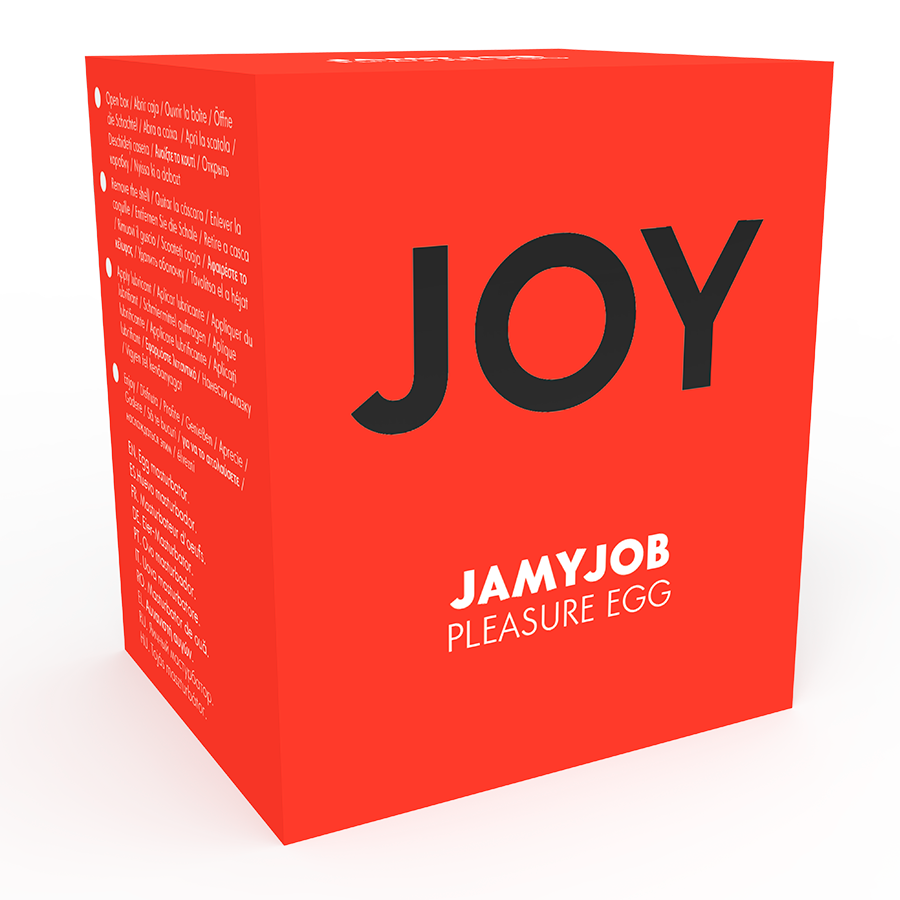 JAMYJOB - EGG MASTURBATOR RED VERSION DISCRETE