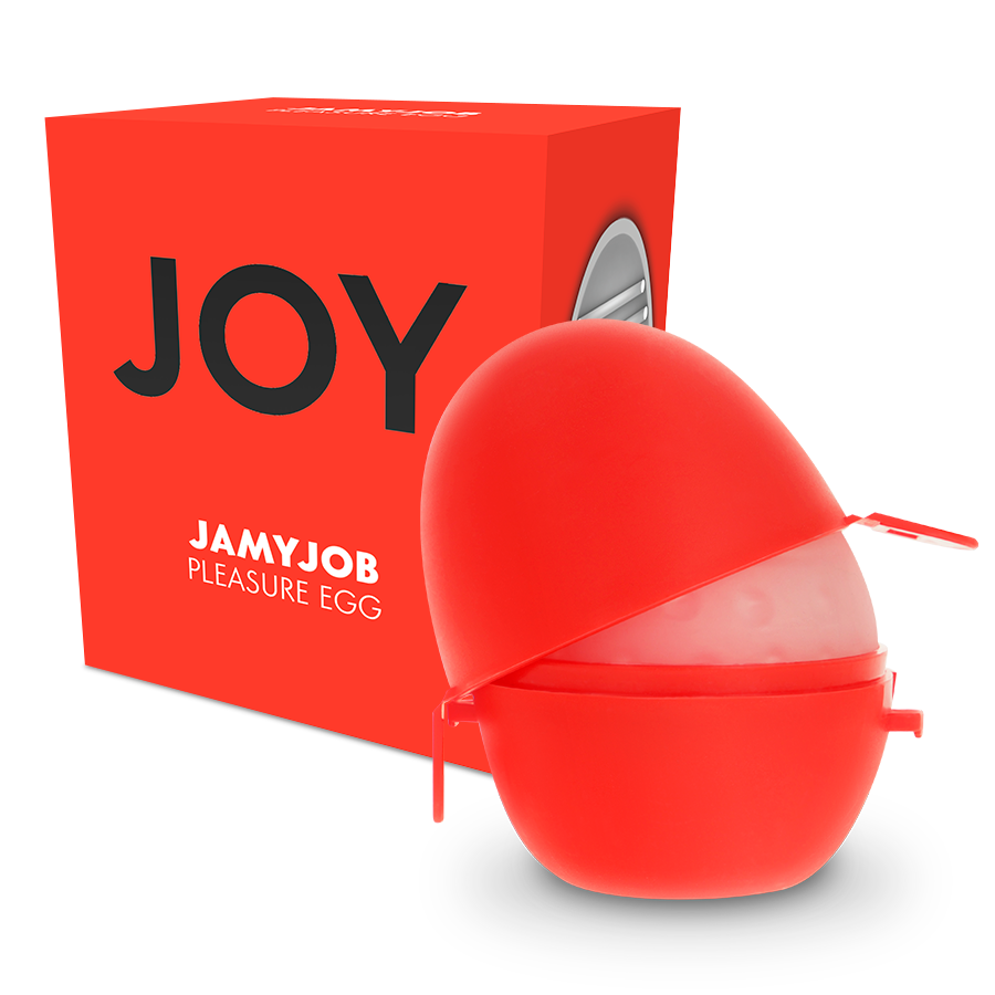 JAMYJOB - EGG MASTURBATOR RED VERSION DISCRETE