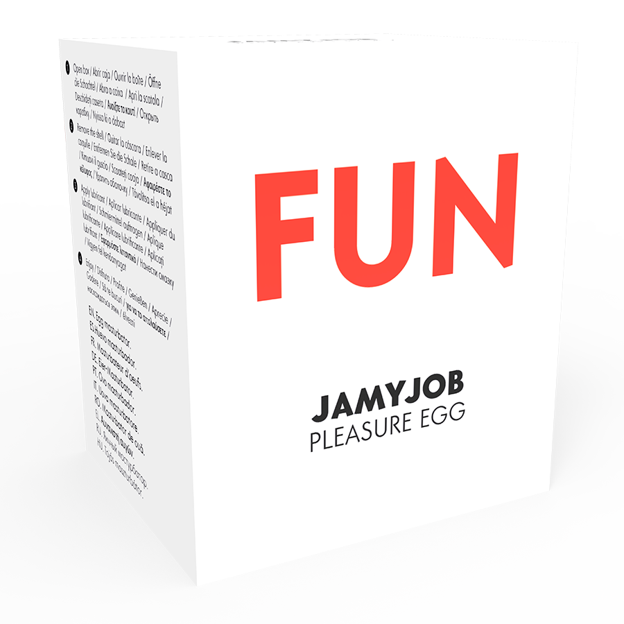 JAMYJOB - EGG MASTURBATOR RED EDITION DISCRETE
