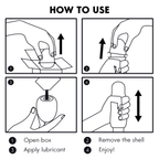 JAMYJOB - EGG MASTURBATOR RED EDITION DISCRETE