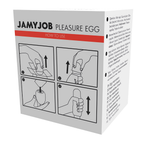 JAMYJOB - EGG MASTURBATOR RED EDITION DISCRETE