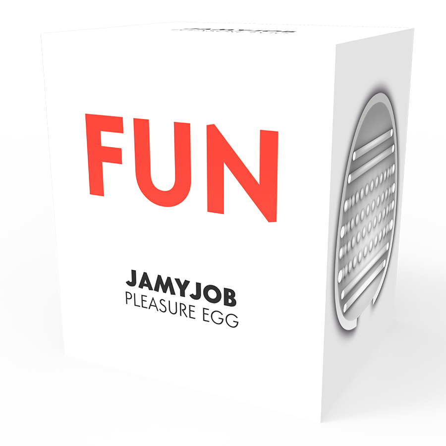JAMYJOB - EGG MASTURBATOR RED EDITION DISCRETE