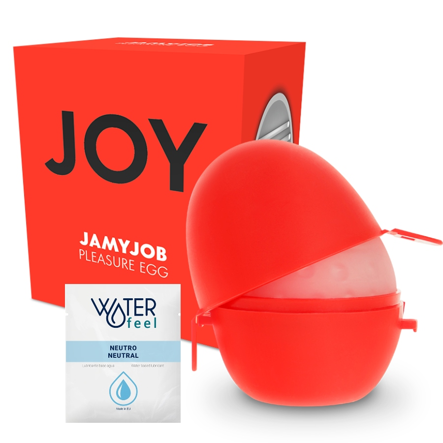JAMYJOB - EGG MASTURBATOR RED VERSION DISCRETE