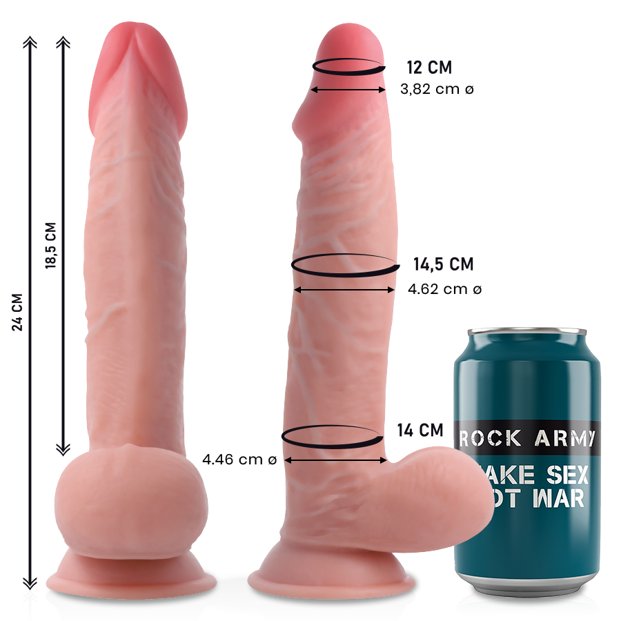 ROCK ARMY - DUAL DENSITY SHERMAN 24 CM -O- 4.62 CM